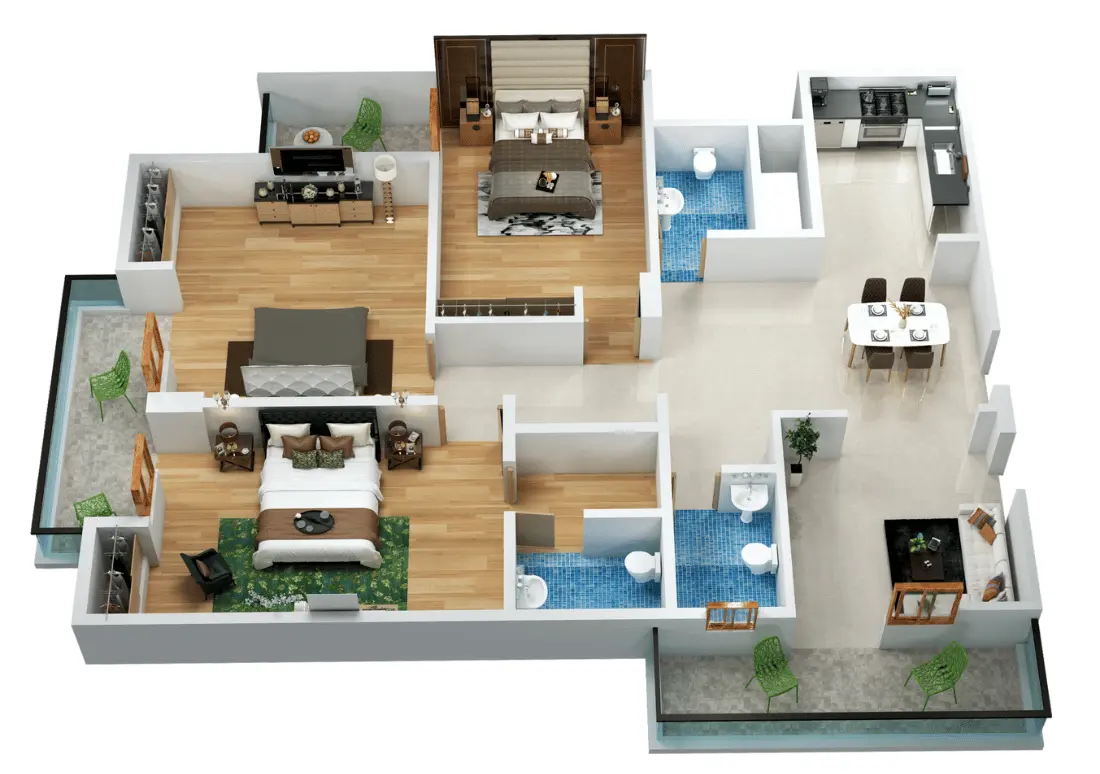 GSR Heights Floor Plan
